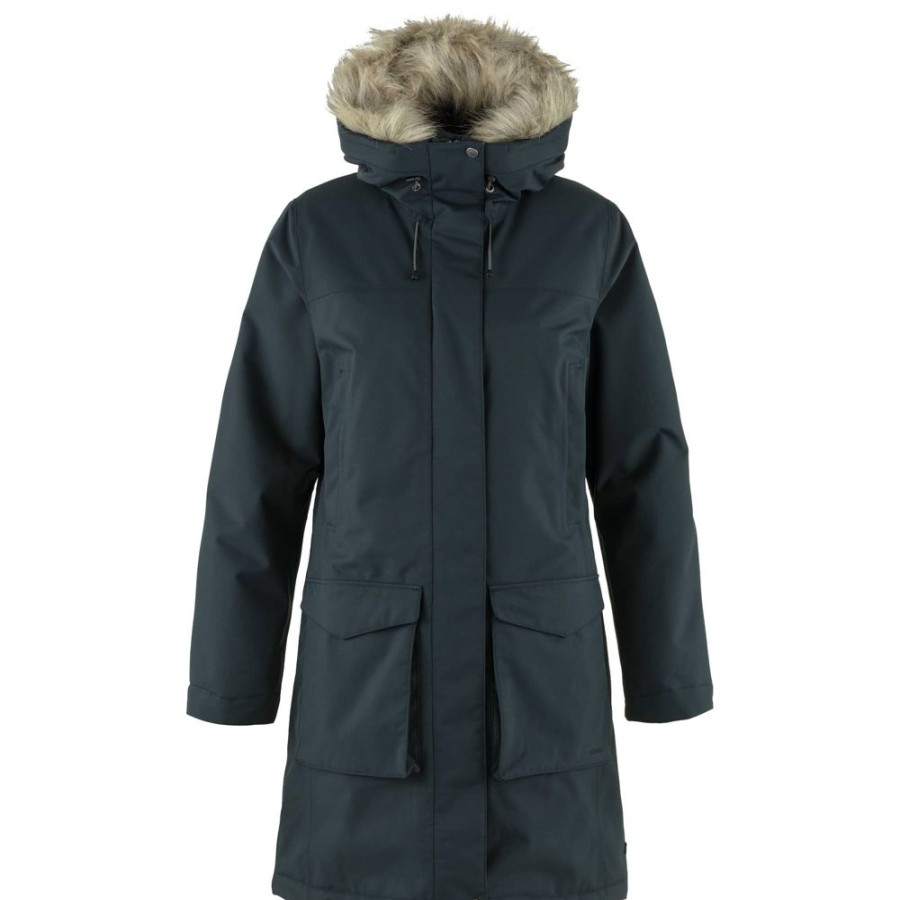 Bekleidung Fjällräven Outdoor Jacken | Nuuk Lite Parka/Dark Navy