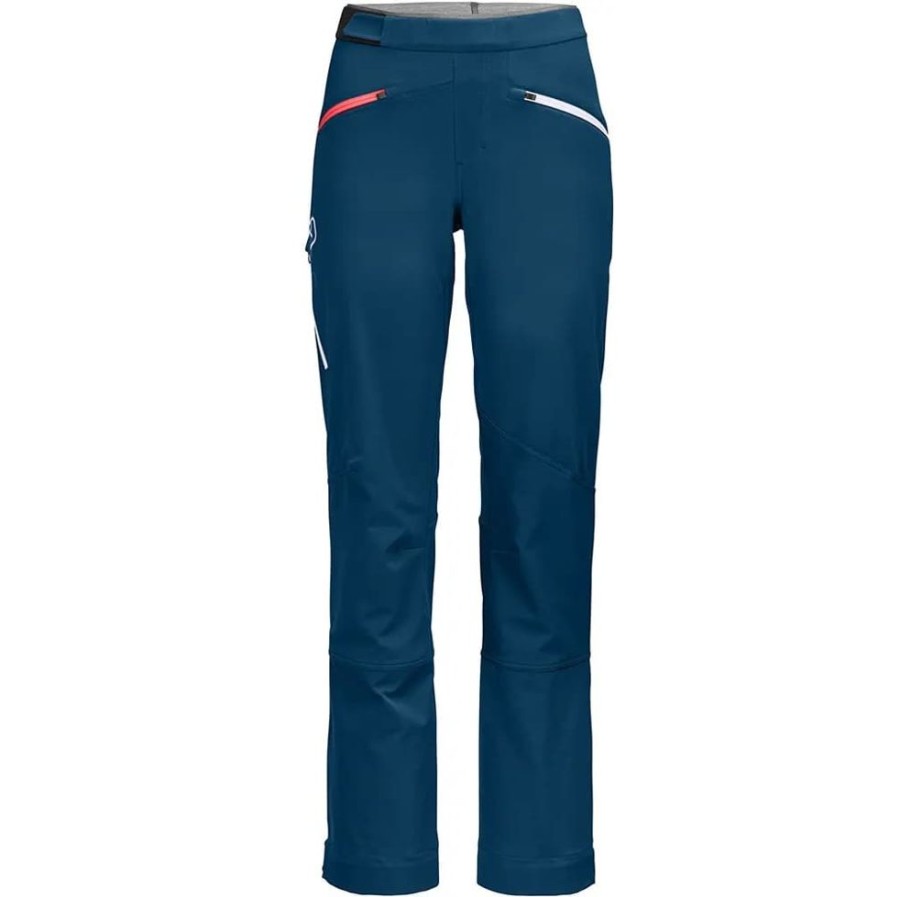 Bekleidung Ortovox Outdoor Hosen | Col Becchei Pants Women - Petrol Blue