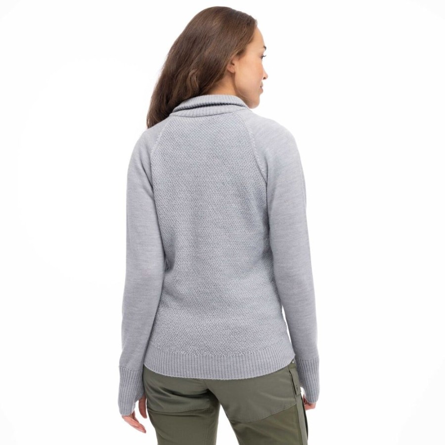 Bekleidung Bergans Outdoor Jacken | Ulriken Light Merino Jumper W/Magnes Grey