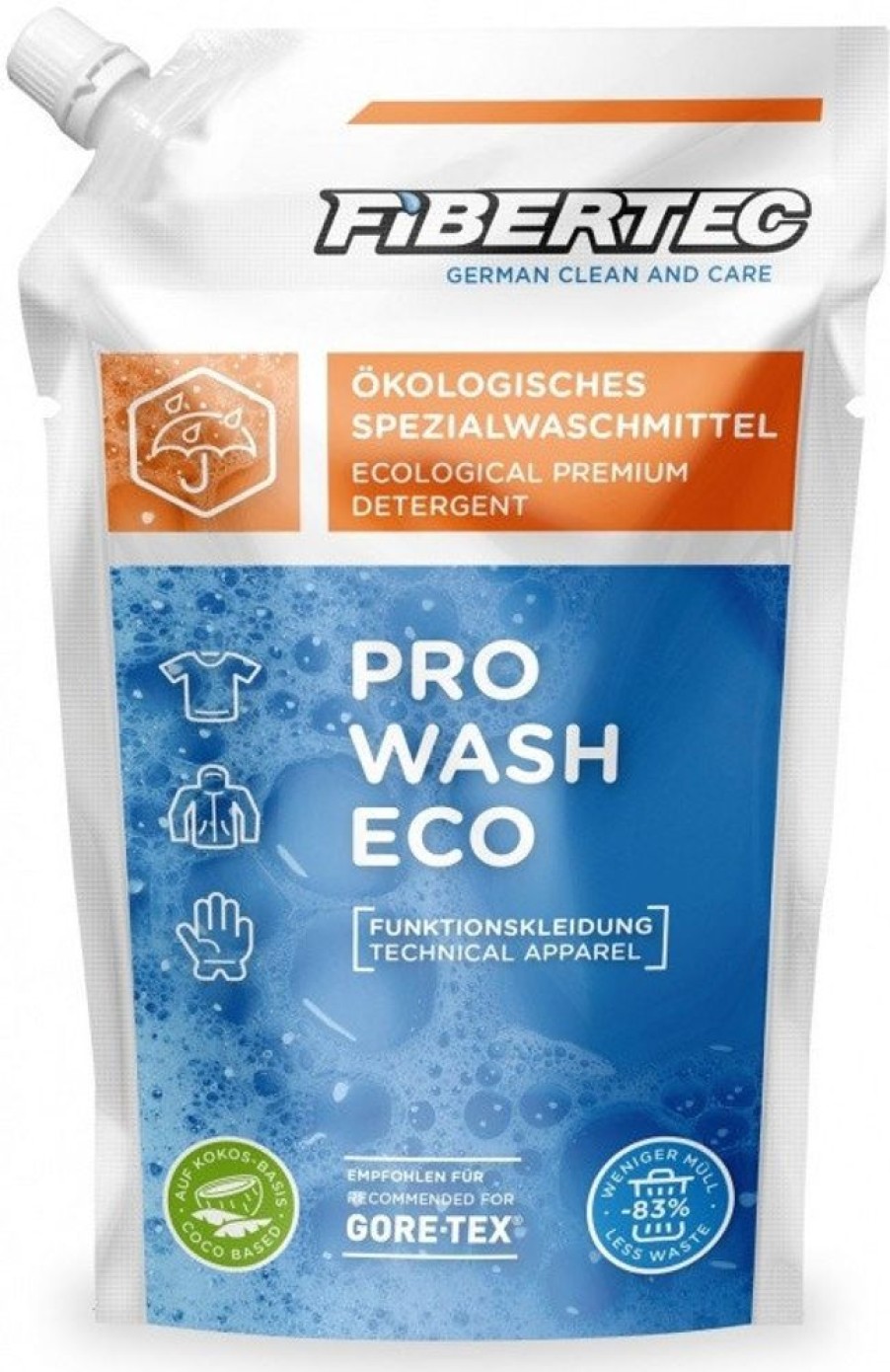 Bekleidung Fibertec Bekleidungspflege | Pro Wash Eco 500 Ml Nachfullpack