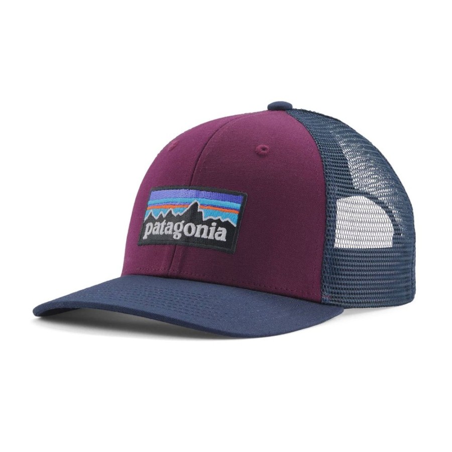 Bekleidung Patagonia Kopfbedeckungen | P 6 Logo Trucker Hat Night Plum