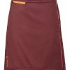 Bekleidung Vaude Kleider & Rocke | Neyland Padded Skirt W Dark Cherry