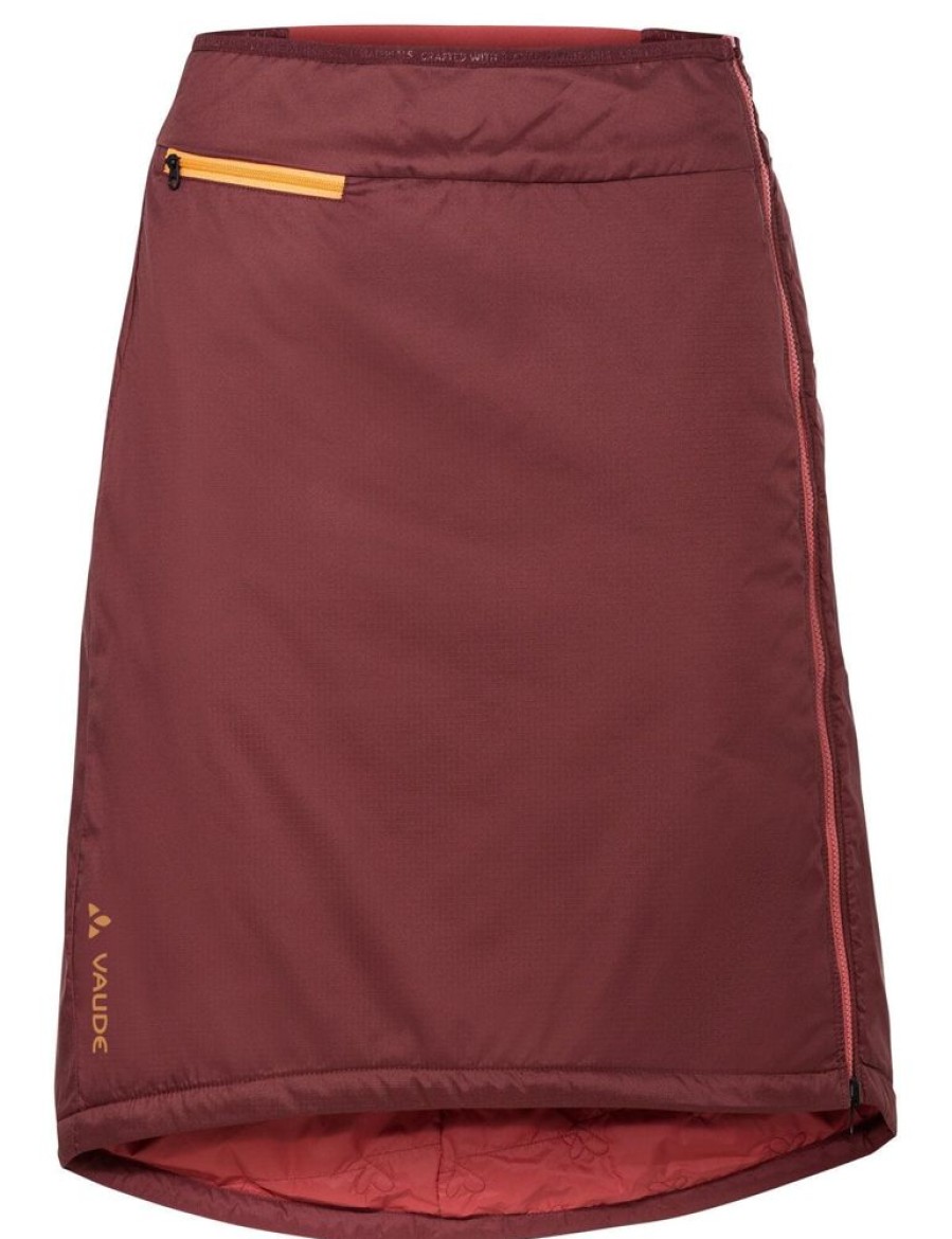 Bekleidung Vaude Kleider & Rocke | Neyland Padded Skirt W Dark Cherry