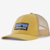 Bekleidung Patagonia Kopfbedeckungen | P-6 Logo Lopro Trucker Hat Surfboard Yellow