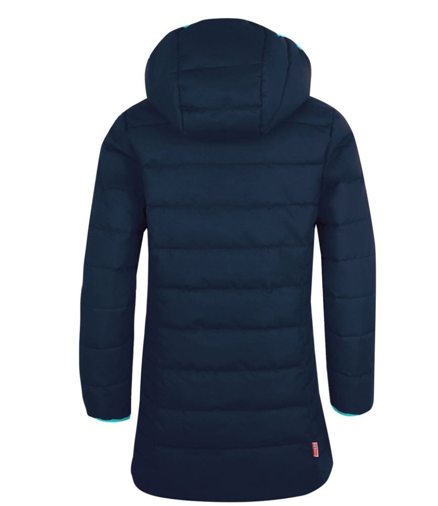 Bekleidung Trollkids Outdoor Jacken | Girls Stavanger Coat - Navy/Mint