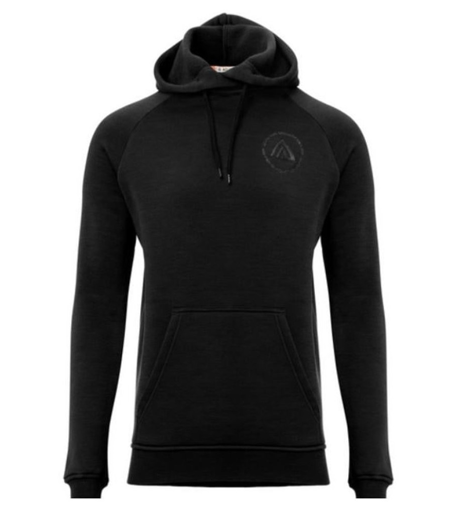 Bekleidung Aclima Outdoor Jacken | Fleecewool V2 Hoodie M'S Jet Black