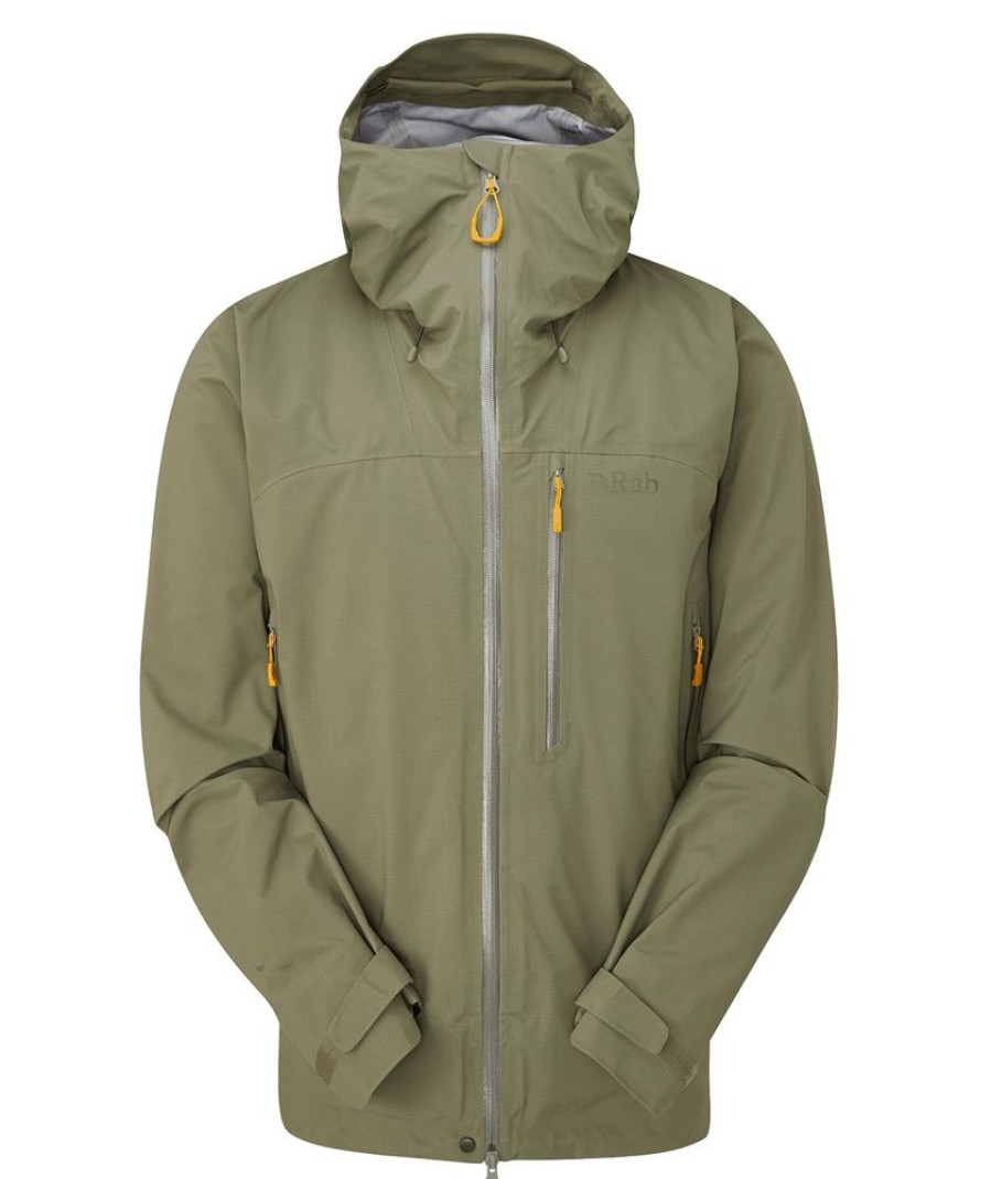 Bekleidung Rab Outdoor Jacken | Firewall Jacket/Light Khaki