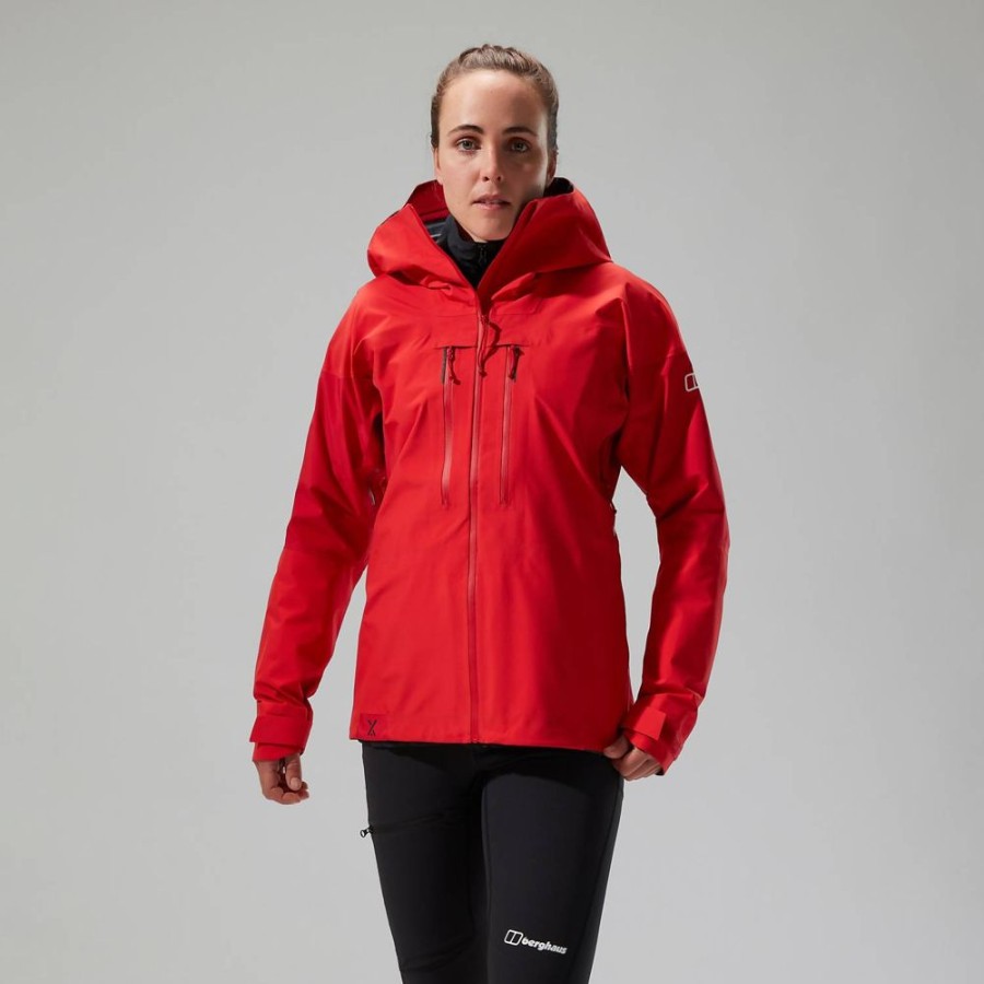 Bekleidung Berghaus Regenjacken | Mtn Guide Alpine Pro Jkt W /Goji Berry