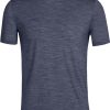 Bekleidung Icebreaker Funktionswasche | Sphere Ii Ss Tee Men - Midnight Navy Hthr