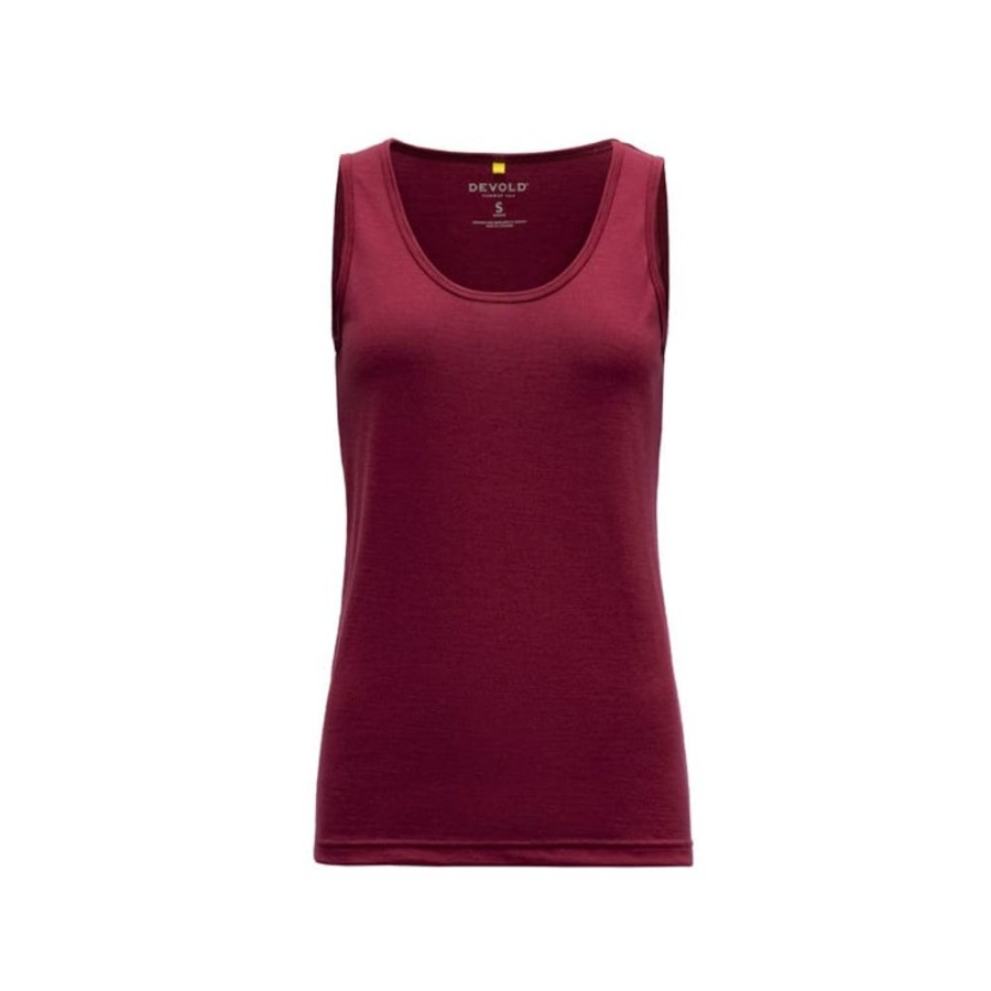 Bekleidung Devold Outdoor Jacken | Eika Merino 150 Tank W Beetroot