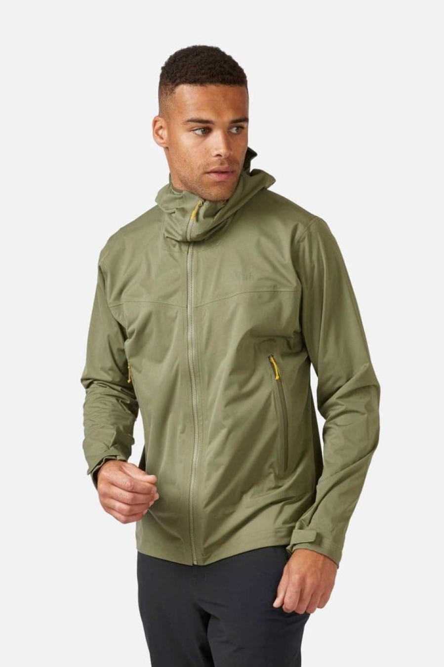 Bekleidung Rab Outdoor Jacken | Kinetic 2.0 Jacket Light Khaki