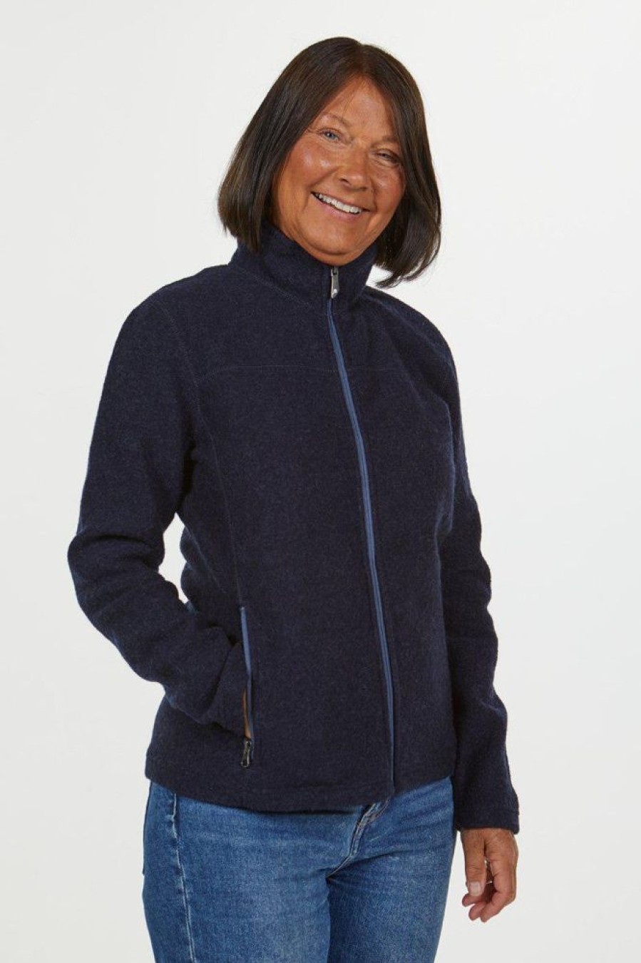 Bekleidung Ivanhoe of Sweden Outdoor Jacken | Beata Full Zip W Light Navy