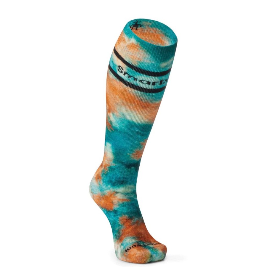 Bekleidung Smartwool Outdoor Socken | Skisocken Full Cushion Tie Dye Print Otc W Cascade Green