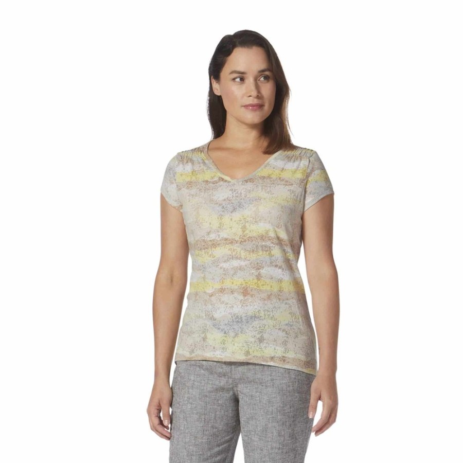 Bekleidung Royal Robbins Hemden & T-Shirts | Featherweight Tee Women Verbena Owens Pt