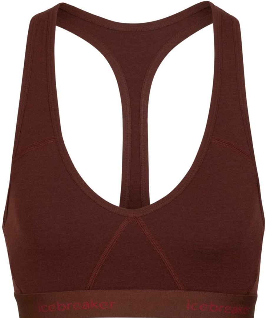 Bekleidung Icebreaker Funktionswasche | Women Sprite Racerback Bra - Espresso