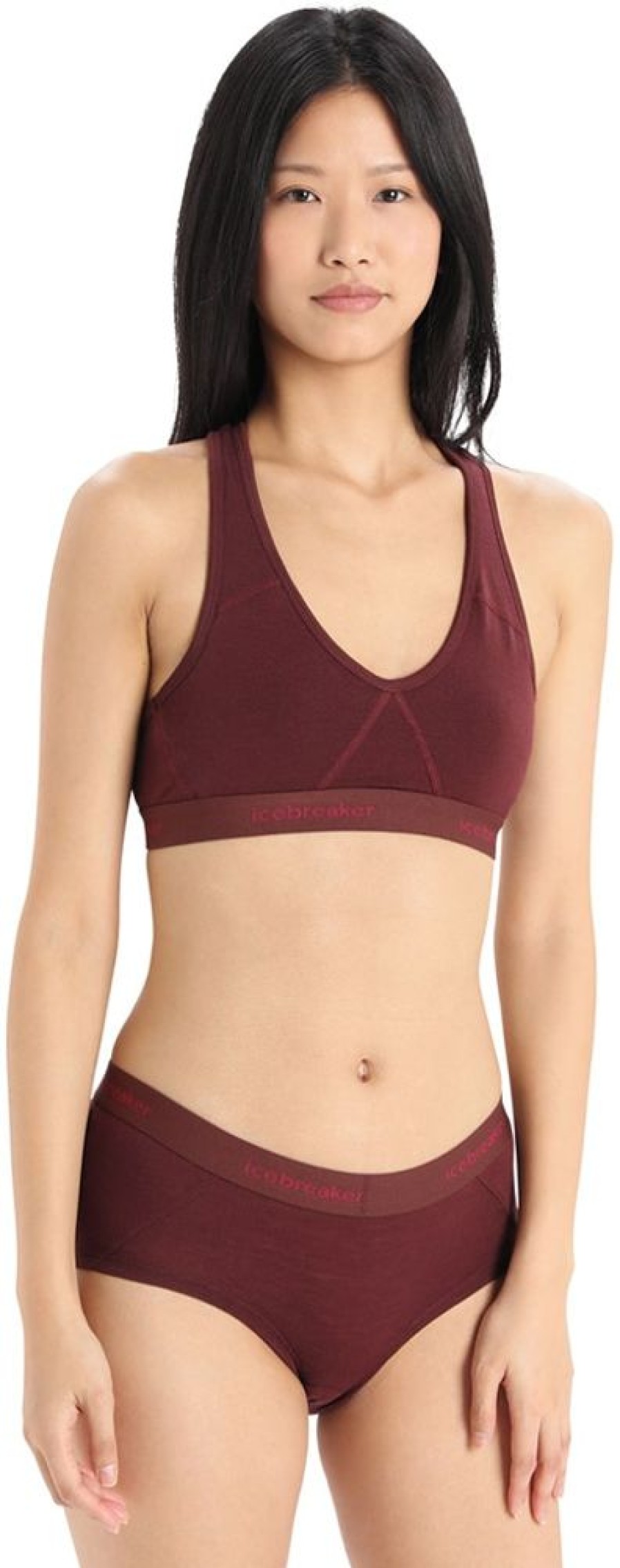 Bekleidung Icebreaker Funktionswasche | Women Sprite Racerback Bra - Espresso