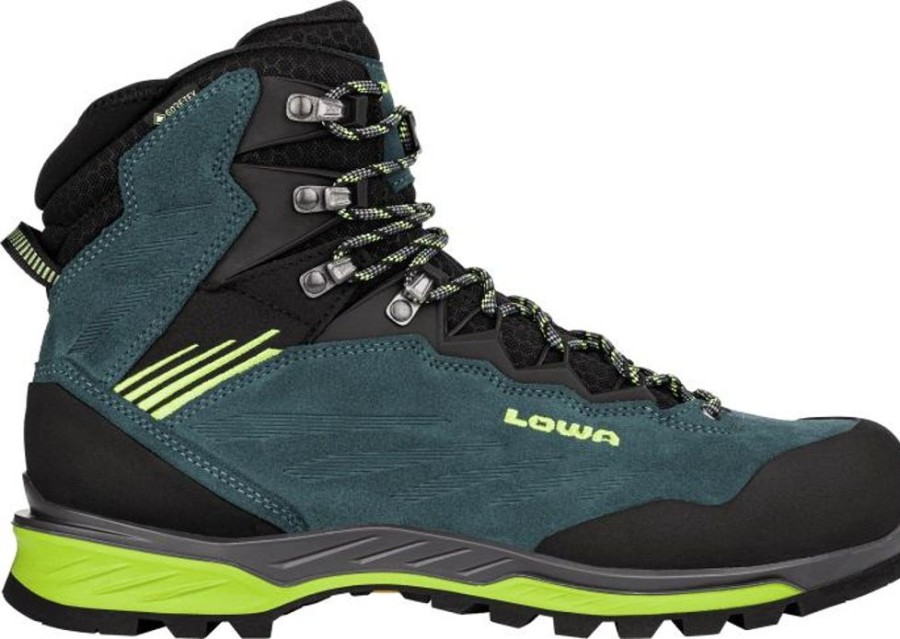 Schuhe Lowa Bergschuhe | Cadin Ii Gtx Mid Stahlblau/Limone