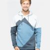 Bekleidung Chillaz Hemden & T-Shirts | Villach Hoody Blue Melange