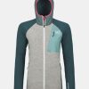 Bekleidung Ortovox Outdoor Jacken | Fleece Gp Classknithoody W Arcticgrey