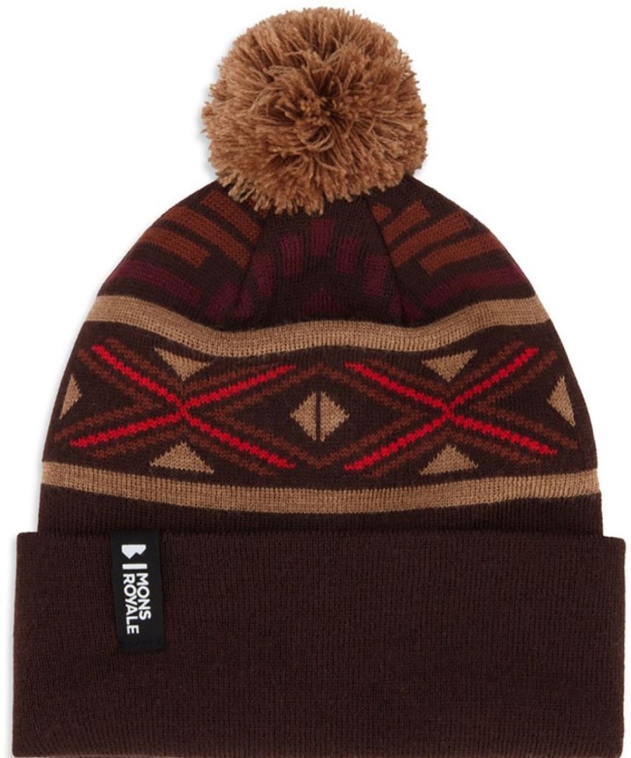 Bekleidung Mons Royale Kopfbedeckungen | Pom Pom Beanie - Slow Bake