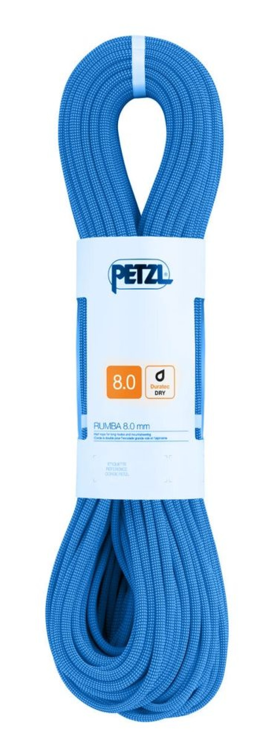 Klettern & Bouldern Petzl | Rumba Drytech 8Mm 60M Blau