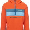 Bekleidung Cotopaxi Outdoor Jacken | Teca Fleece Hooded Half-Zip Jacket - Red Hot