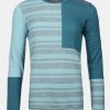 Bekleidung Ortovox Funktionswasche | 185 Rock'N'Wool Long Sleeve Woman - Ice Waterfall