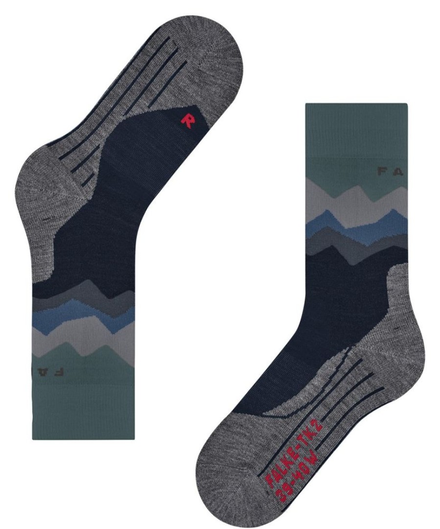 Bekleidung Falke Outdoor Socken | Falke Tk2 Blau