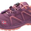 Schuhe Trollkids Freizeitschuhe | Kids Skarvan Hiker Low - Mulberry/Peach