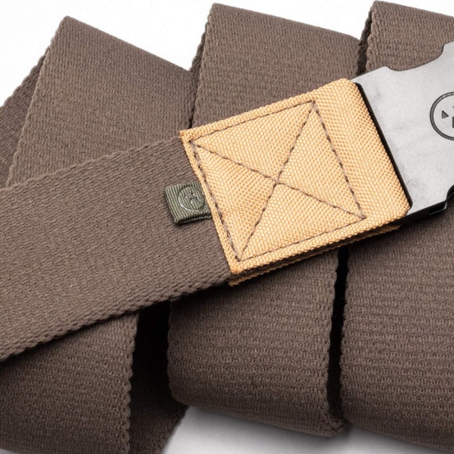 Bekleidung Arcade Accessoires | Gurtel Ridge Med Brown Oat