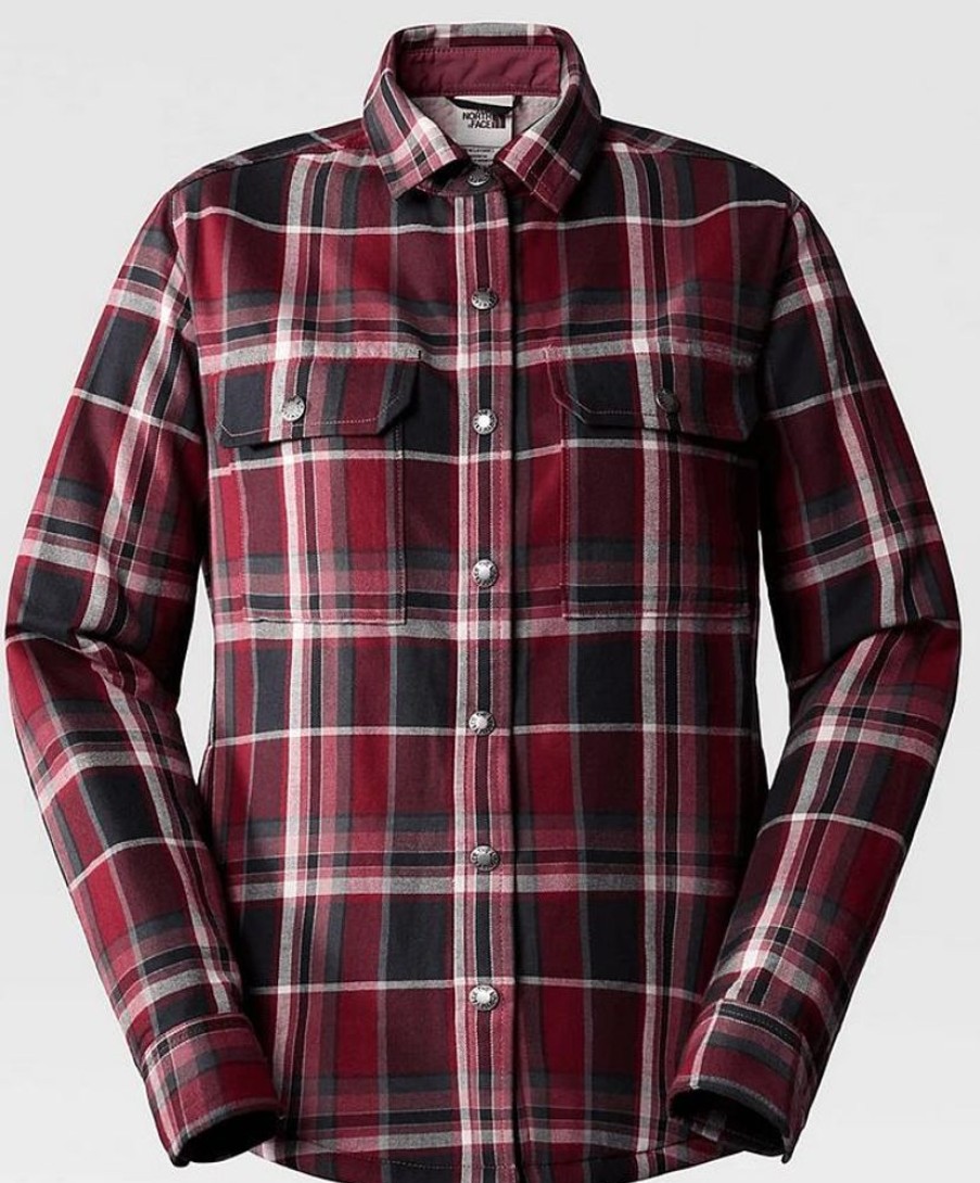 Bekleidung The North Face Outdoor Jacken | Campshire Shirt Woman - Wildginger