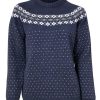 Bekleidung Ivanhoe of Sweden Outdoor Jacken | Sire Crewneck W Light Navy