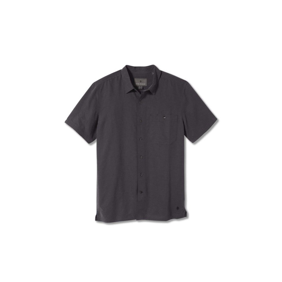 Bekleidung Royal Robbins Hemden & T-Shirts | Mojave Pucker Dry Short Sleeve / Asphalt