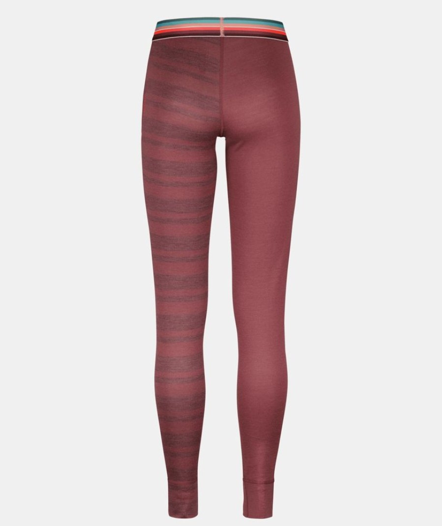 Bekleidung Ortovox Funktionswasche | 185 Rockn Wool Long Pant W Moun.Rose