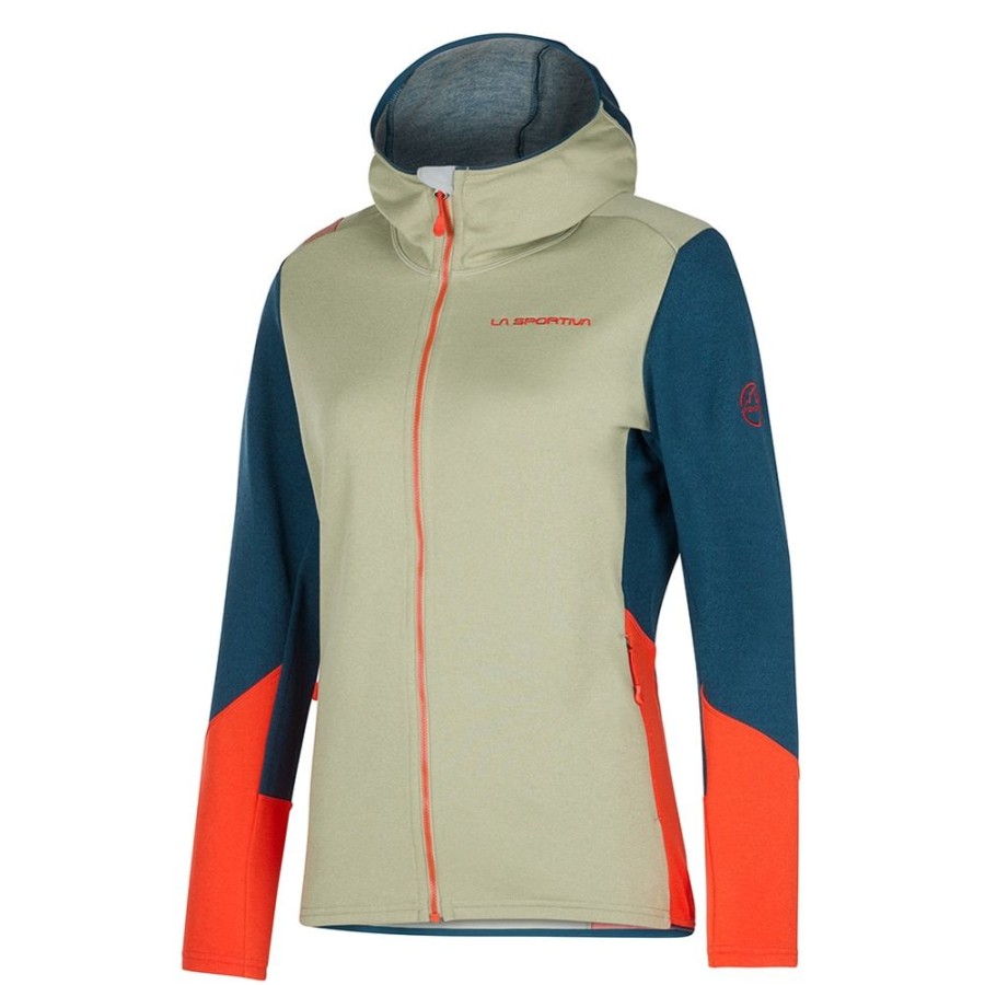 Bekleidung La Sportiva Outdoor Jacken | Cosmic Hoody W Tea/Storm Blue