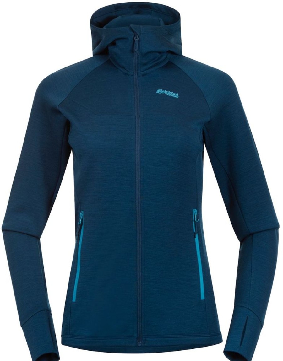 Bekleidung Bergans Outdoor Jacken | Cecilie Wool Hood Jacket Women