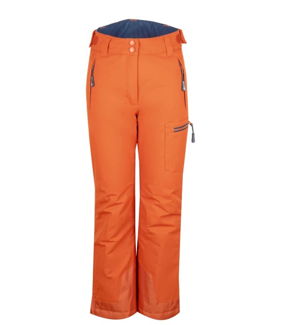 Bekleidung Trollkids Outdoor Hosen | Kids Hallingdal Pant - Cinnamon/Sky