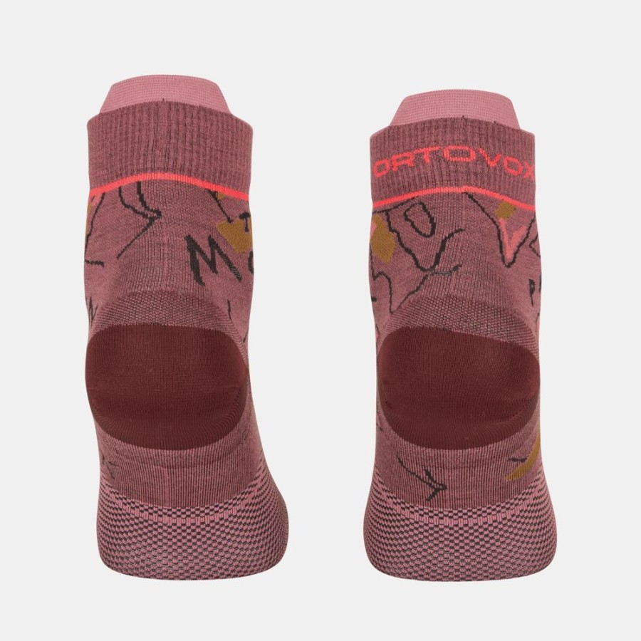 Bekleidung Ortovox Outdoor Socken | Alpine Light Quarter Socks W Mountain Rose