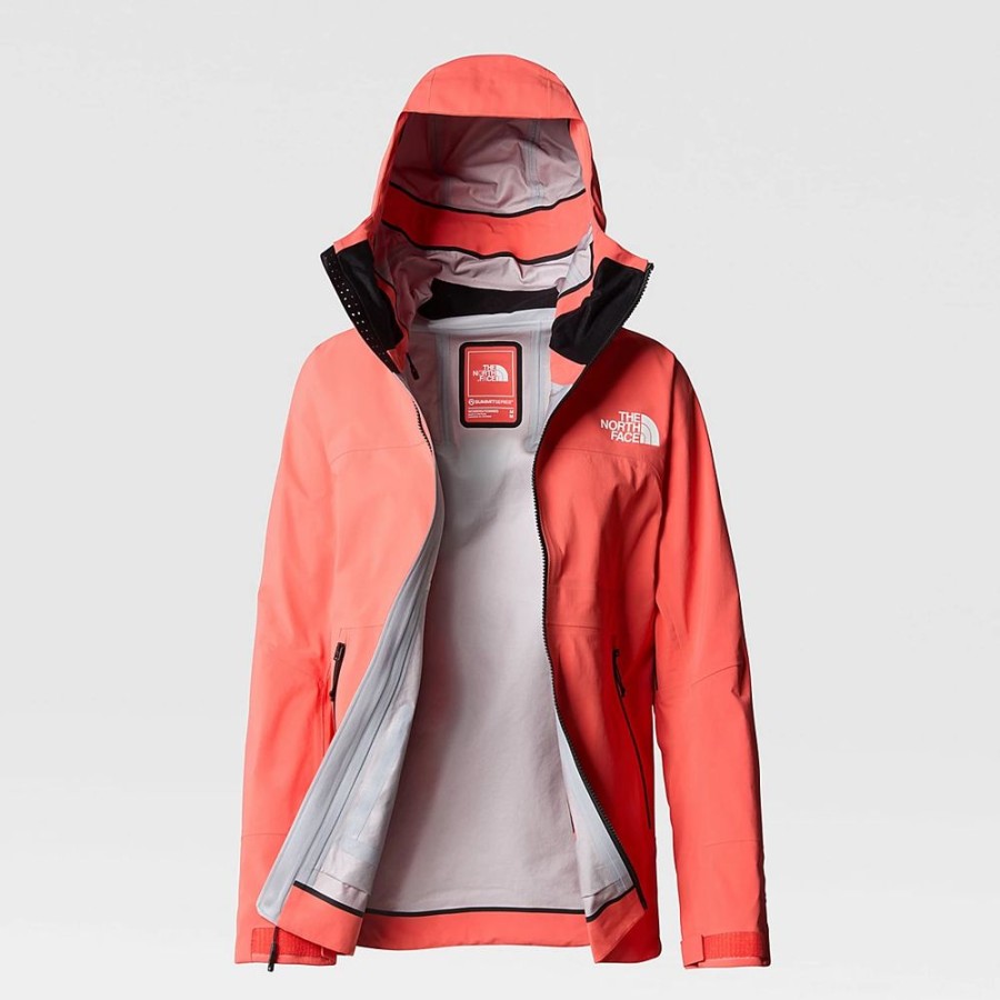 Bekleidung The North Face Regenjacken | Summit Chamlang W Radiant Orange