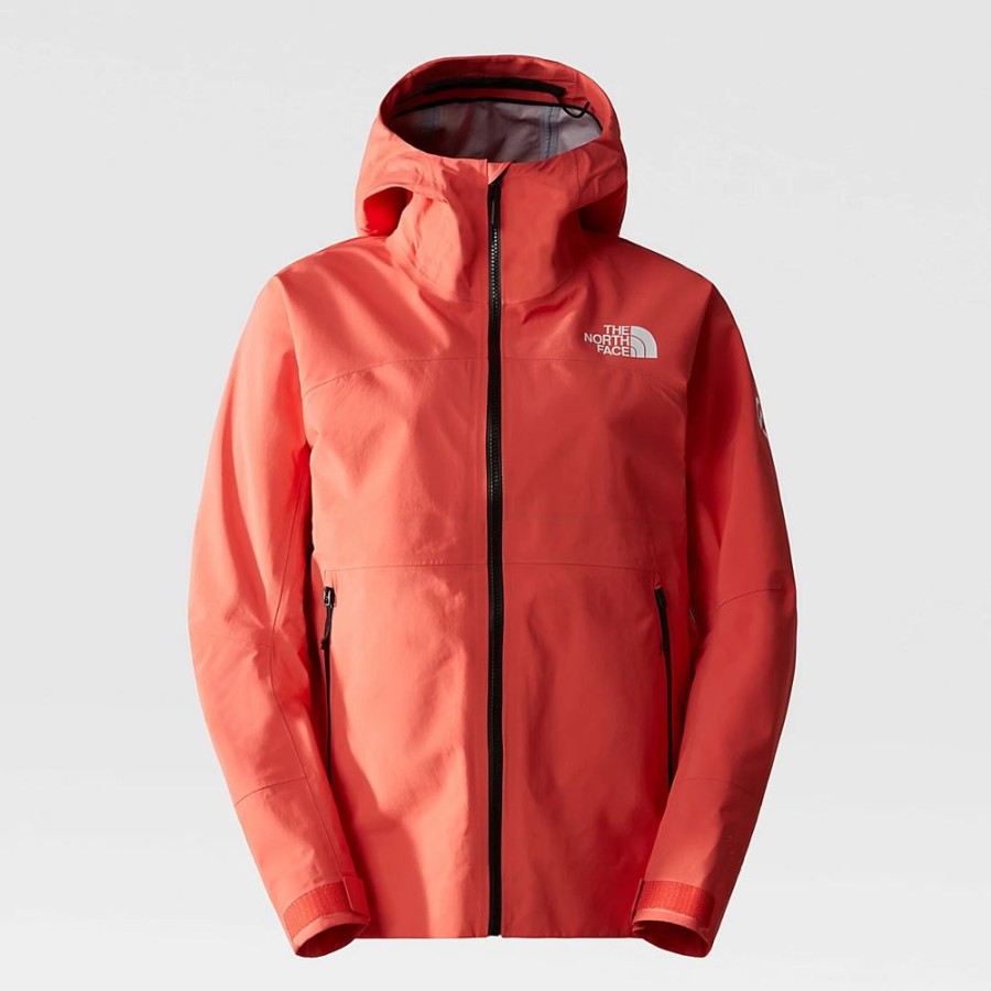 Bekleidung The North Face Regenjacken | Summit Chamlang W Radiant Orange