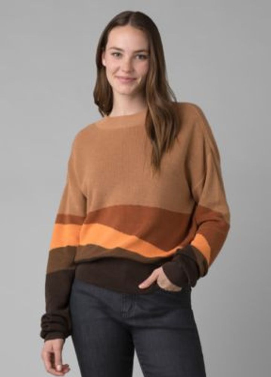 Bekleidung Prana Hemden & T-Shirts | Desert Road Sweater-W-Fawn