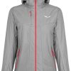 Bekleidung SALEWA Outdoor Jacken | Pedroc Hybrid Twr Kapuzenjacke Damen - Alloy