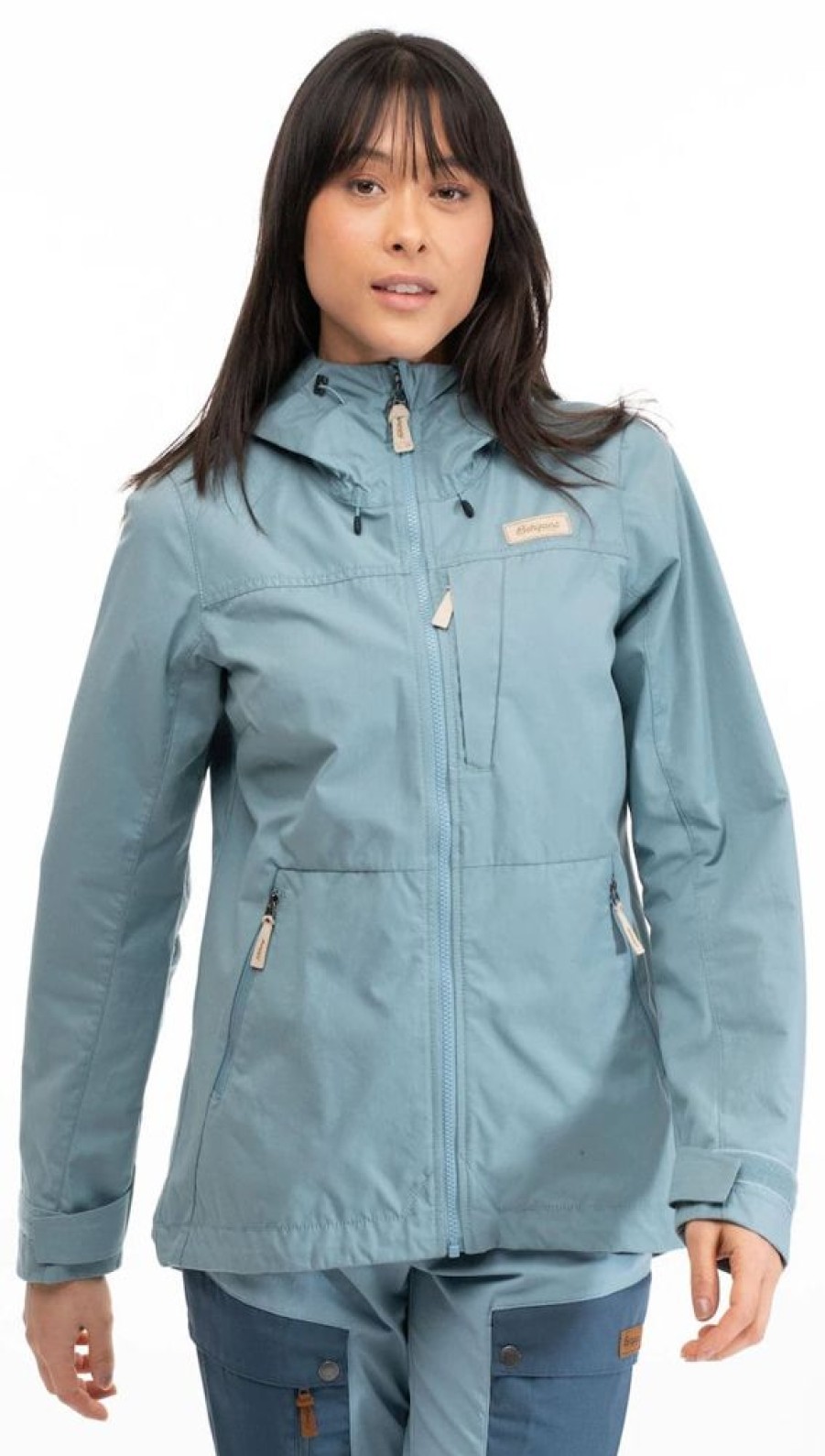 Bekleidung Bergans Softshelljacken | Nordmarka Leaf Light Wind Jacket Women