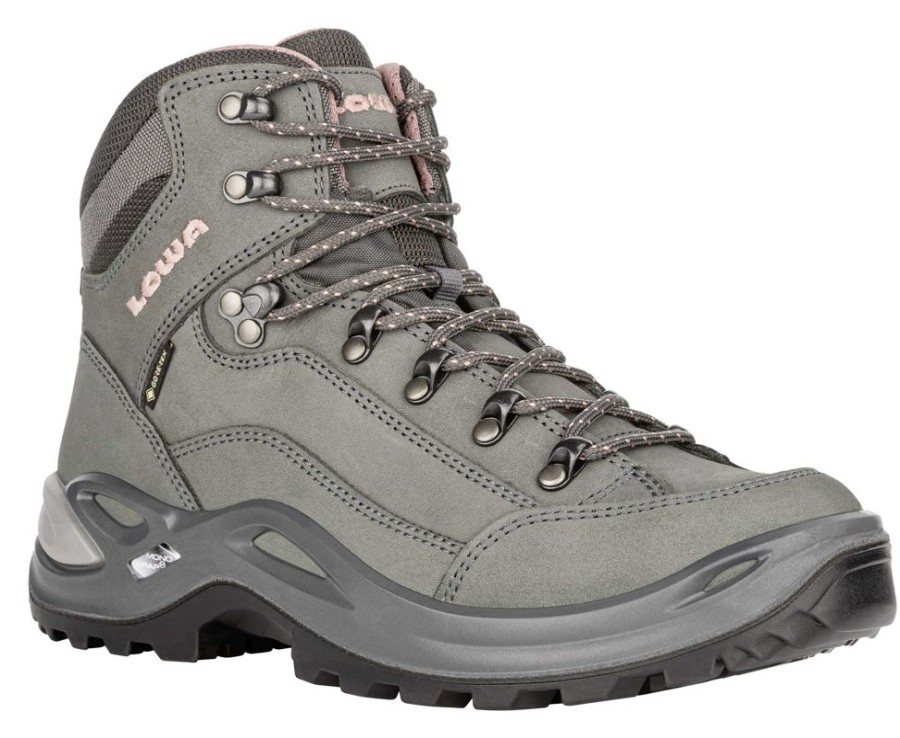 Schuhe Lowa Trekkingschuhe | Renegade Gtx Mid-W-Graphit-Rose