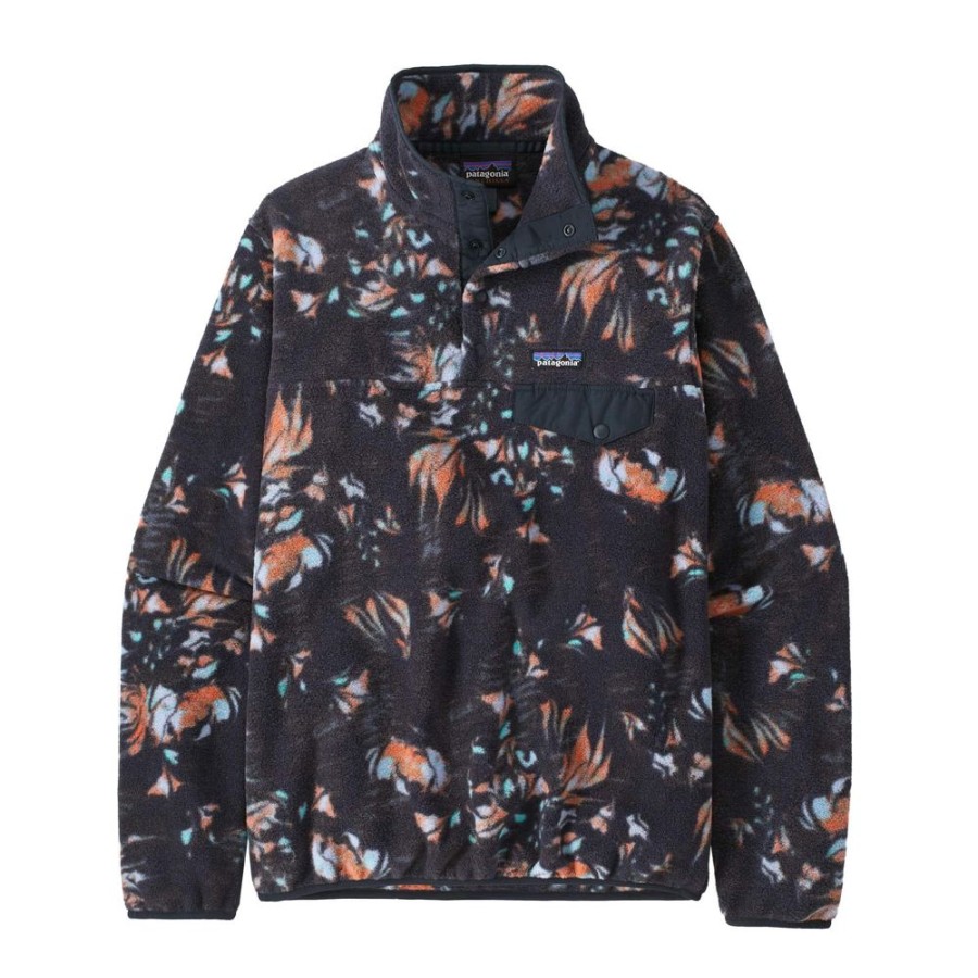 Bekleidung Patagonia Outdoor Jacken | Women´S Synchilla Fleece Pullover Snap T Swirl Floral