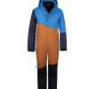 Bekleidung Trollkids Outdoor Jacken | Kids Hallingdal Snowsuit - Bronze/Blue