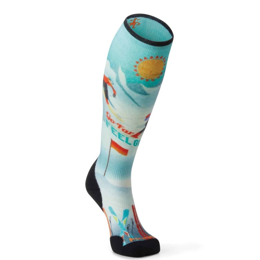 Bekleidung Smartwool Outdoor Socken | Skisocken Targeted Cushion Snow Bunny Print Otc W Capri