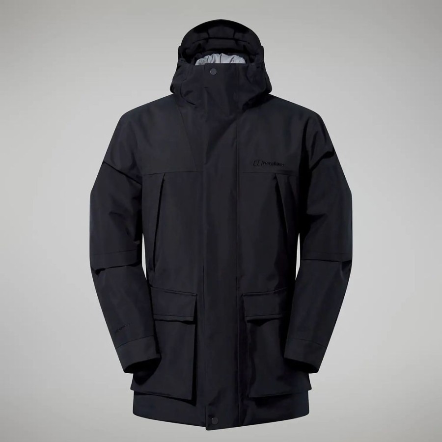 Bekleidung Berghaus Outdoor Jacken | Breccan Ins. Parka Jet Black