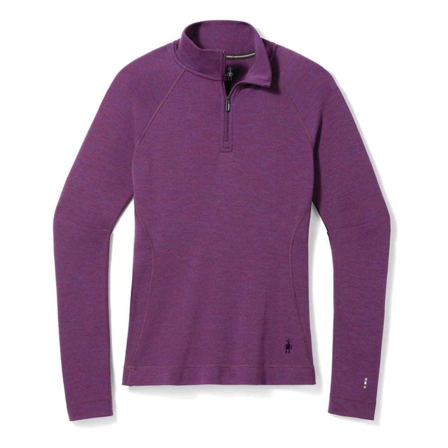 Bekleidung Smartwool Funktionswasche | Classic Thermal 1/4 Zip W Purple/Iris