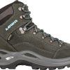 Schuhe Lowa Trekkingschuhe | Renegade Gtx Mid Women - Asphalt/Turkis